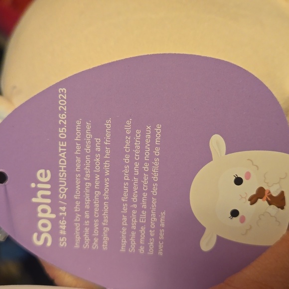 Sophie lamb 5" Easter edition squishmallow New - Picture 10 of 13
